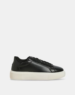 Jack &amp; Jones Aspire Cupsole PU Trainer - Black