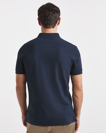 Barbour Short Sleeve Blaine Tailored Polo Shirt - Navy