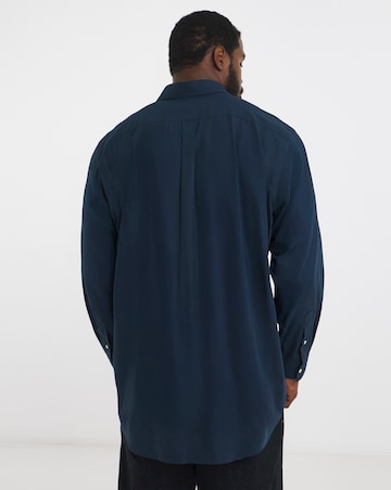 Polo Ralph Lauren Long Sleeve Stretch Poplin Shirt - Navy