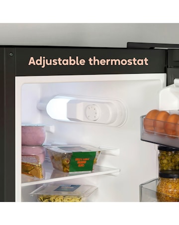 Indesit IB55532BUK Combi Fridge Freezer Black + Install