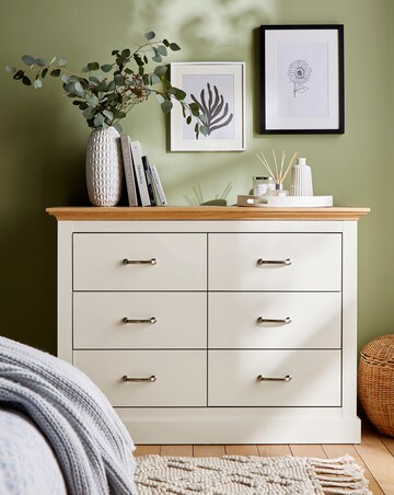 Julipa Ashford 6 Drawer Wide Chest