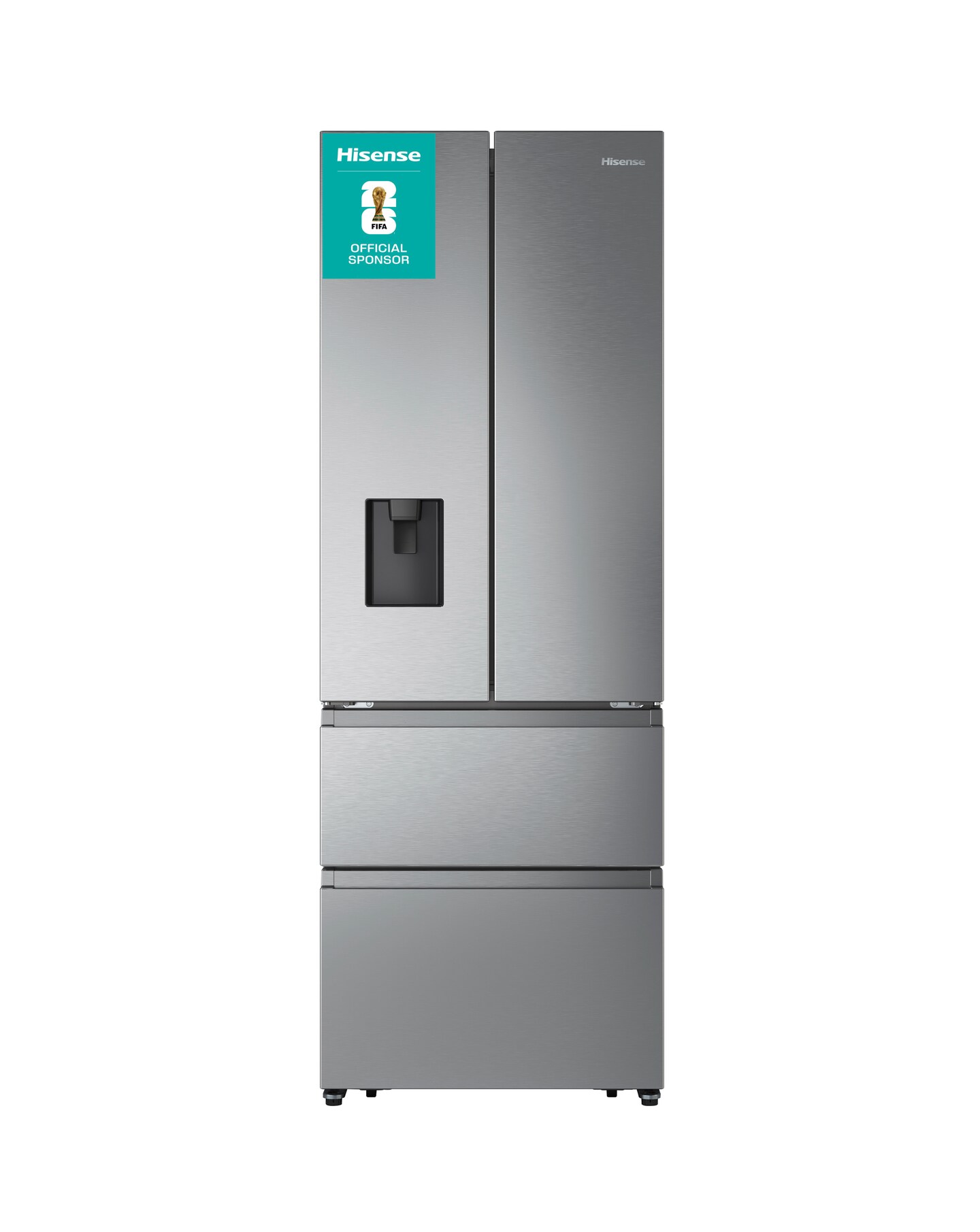 Hisense RF632N4WIE Fridge Freezer - Stainless Steel E Rated