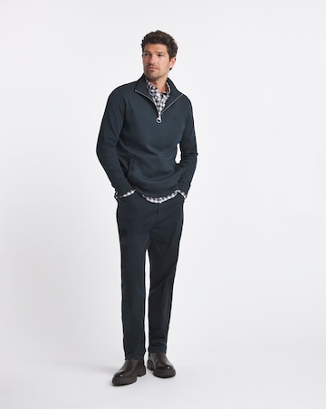 Barbour Lambeth Interlock 1/2 Zip Sweatshirt - Navy