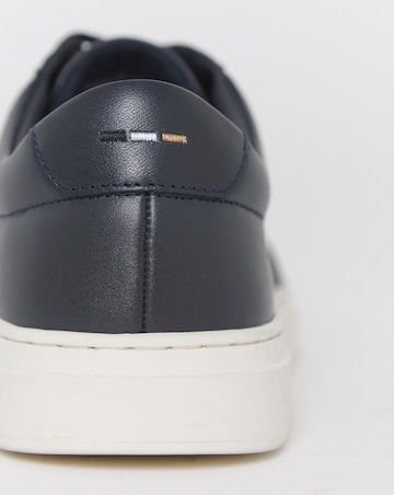 Boss Kieran Leather Sneaker - Dark Blue