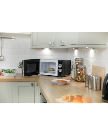 Russell Hobbs RHMM701B Colours Plus 17L Black Manual Microwave