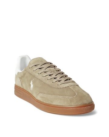 Polo Ralph Lauren Bedford Suede Trainers - Beige