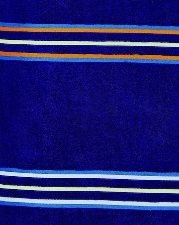 Catherine Lansfield Cotton Rainbow Beach Towel Pair - Light & Dark Blue