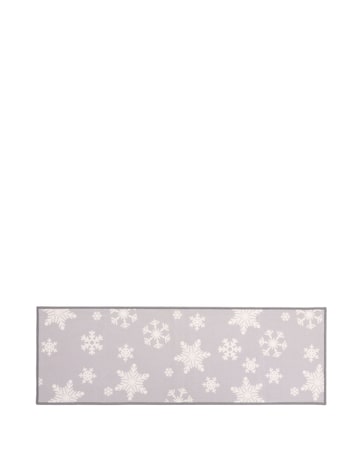 Let it Snow Christmas Washable Runner and Mat Set