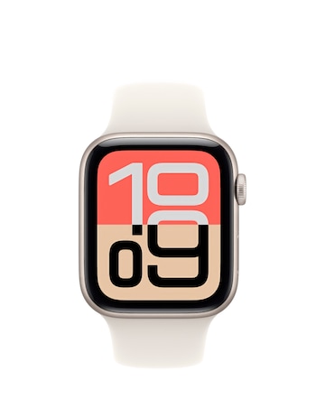 Apple Watch SE 3 GPS 44mm - Starlight Aluminium/Starlight Sport Band - S/M