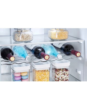 Hisense RB390N4WCE Fridge Freezer Silver- E Rated 186 CM