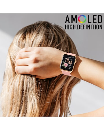 Reflex Active Series 30 AMOLED Calling Smart Watch - Pink