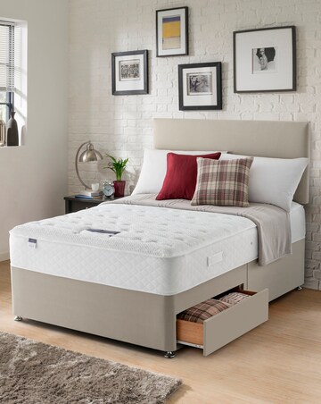 Silentnight Miracoil Mattress Divan Set with 2 Drawers