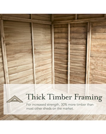 4LIFE Apex Shed 6x8 - Double Door - No Window (Home Delivery)