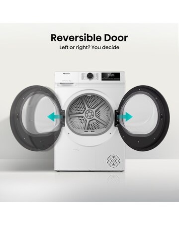 Hisense DH1Q802BW2 1 Series 8kg Heat Pump Dryer - White