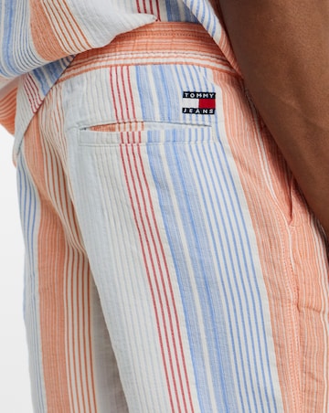 Tommy Jeans Textured Stripe Short - White