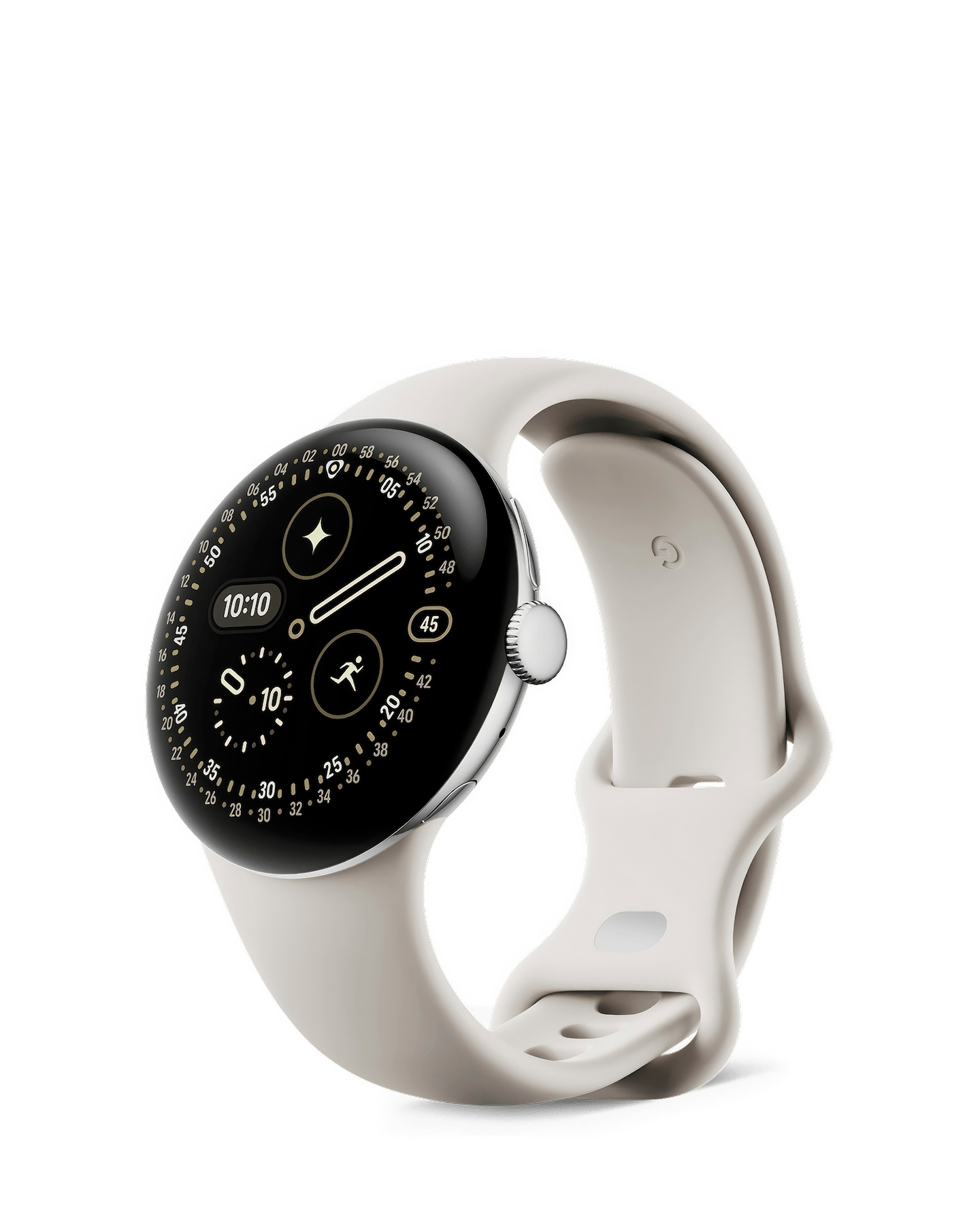 Google Pixel Watch 4 Wi-Fi 41mm - Porcelain/Silver | Jacamo