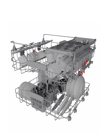 Hotpoint HFC3C26WCBUK Full Size Dishwasher - 14 Place Settings - Black