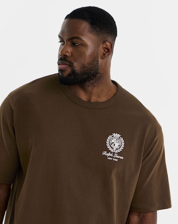 Polo Ralph Lauren Short Sleeve Back Graphic T-Shirt - Brown