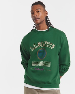 Lacoste Graphic Crew Sweat - Green
