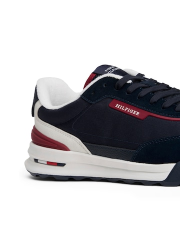 Tommy Hilfiger Mix Retro Runner Trainer - Navy