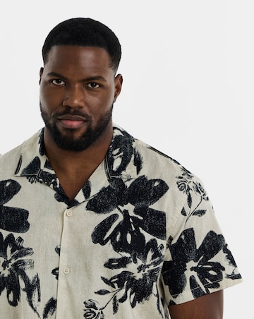 Jack & Jones Premium Venice Printed Shirt - Cream