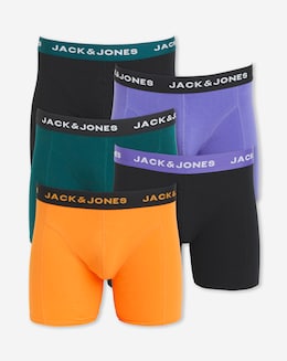 Jack &amp; Jones Ben Solid 5 Pack Trunks - Multi