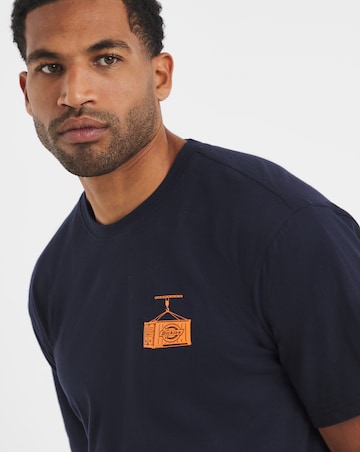 Dickies Short Sleeve Apison Back Graphic T-Shirt - Navy