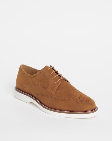 Brogue Detail Derby Wide