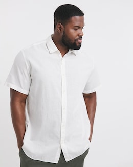 Jack &amp; Jones Breeze Linen Shirt - White