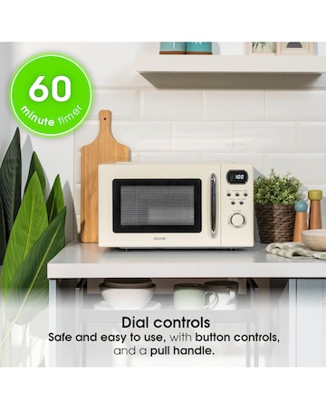 Abode AMD2004C 20L Digital Microwave - Cream
