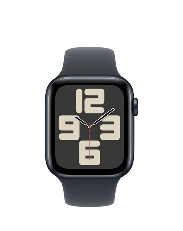 Apple Watch SE GPS 44mm Midnight Aluminium Case with Midnight Sport Band - M/L