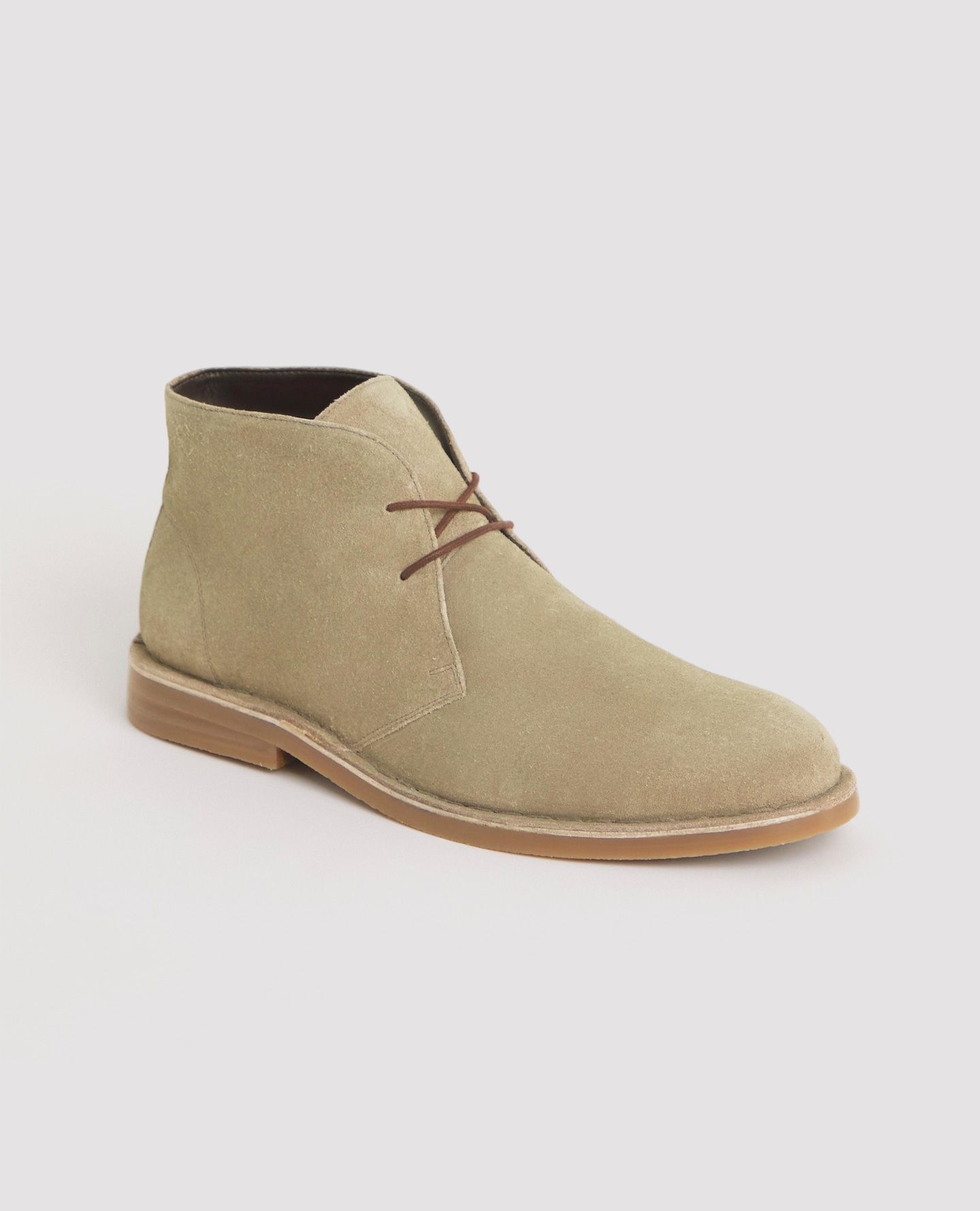 Suede Lace Up Boot Wide pictured