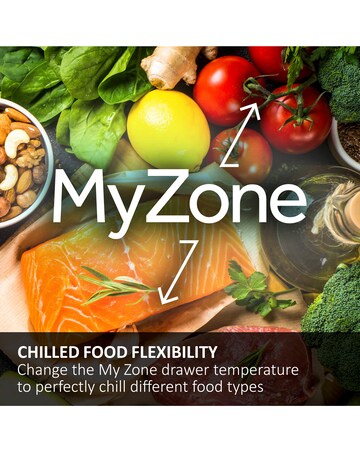 Haier Series 3 HTR3518ENMWK 185cm High 60/40 Fridge Freezer - White