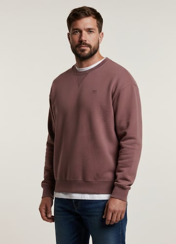Union Garment Dyed Crew Sweatshirt-Burgundy