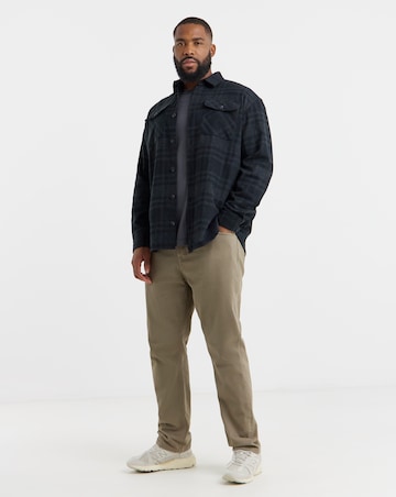 Jack & Jones Premium Rayle Check Over Shirt - Black