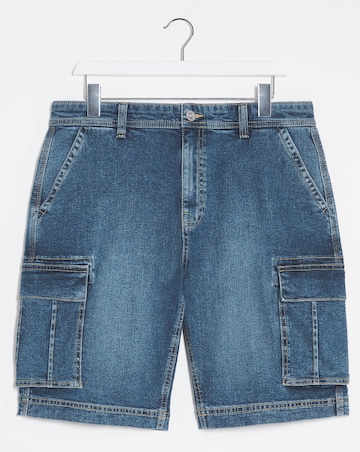 Axel Mid Length Cargo Denim Short