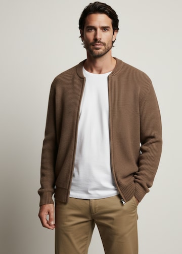 Fisherman Chunky Knitted Bomber