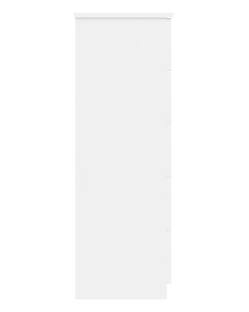 Sorrento High Gloss Assembled 5 Drawer Tallboy Chest