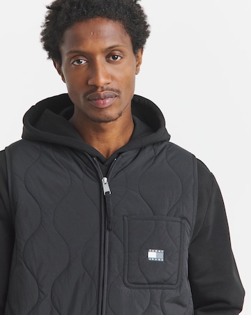 Tommy Jeans Quilted Gilet - Black