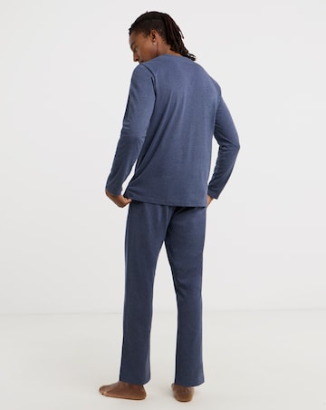 2 Pack Long Sleeve Open Hem PJs