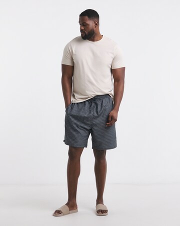 2 Pack Geo Print Swim Shorts Long