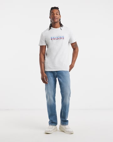 Tommy Jeans Short Sleeve 1985 Graphic T-Shirt - Grey Heather