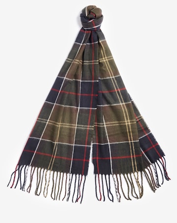 Barbour Swinton Beanie & Galingale Scarf Gift Set - Tartan