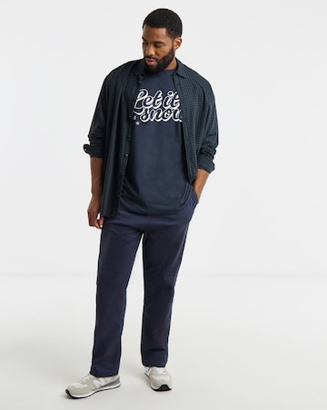 Jack & Jones Christmas T-Shirt - Sky Captain