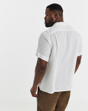 Polo Ralph Lauren Short Sleeve Linen Resort Shirt - White