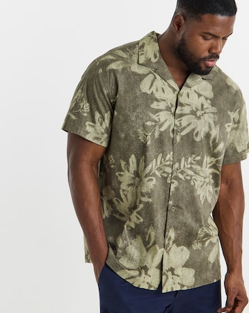 Jack & Jones Premium Venice Printed Shirt - Olive