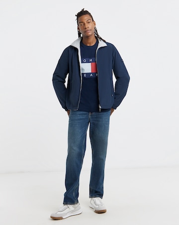 Tommy Jeans Short Sleeve Big Flag T-Shirt - Navy