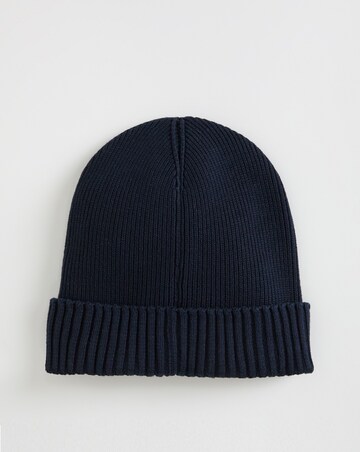 BOSS Logo Beanie - Navy