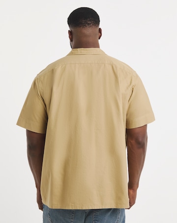Polo Ralph Lauren Short Sleeve Garment Dyed Oxford Shirt - Tan