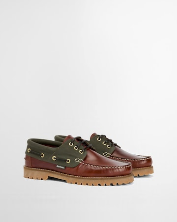 Barbour Deck Boat Shoe - Mahogany